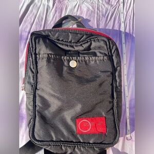 Mini Ralph Lauren Square All Black Backpack